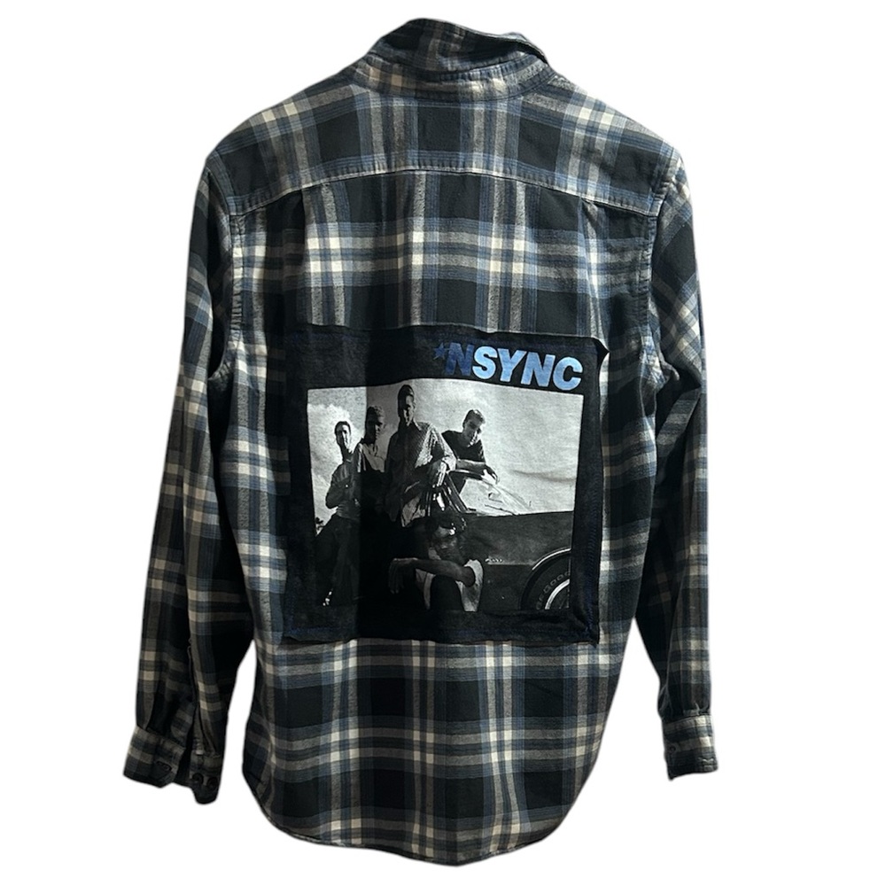 NSYNC ONE OF A KIND flannel creation by Rachelle